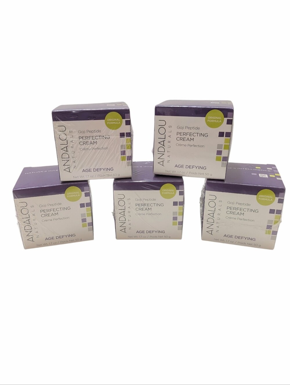 ANDALOU NATURALS Age Defying Goji Peptide Cream, 5 For $25! NWT